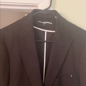 Karl Lagerfeld Men's Elegant Black Blazer